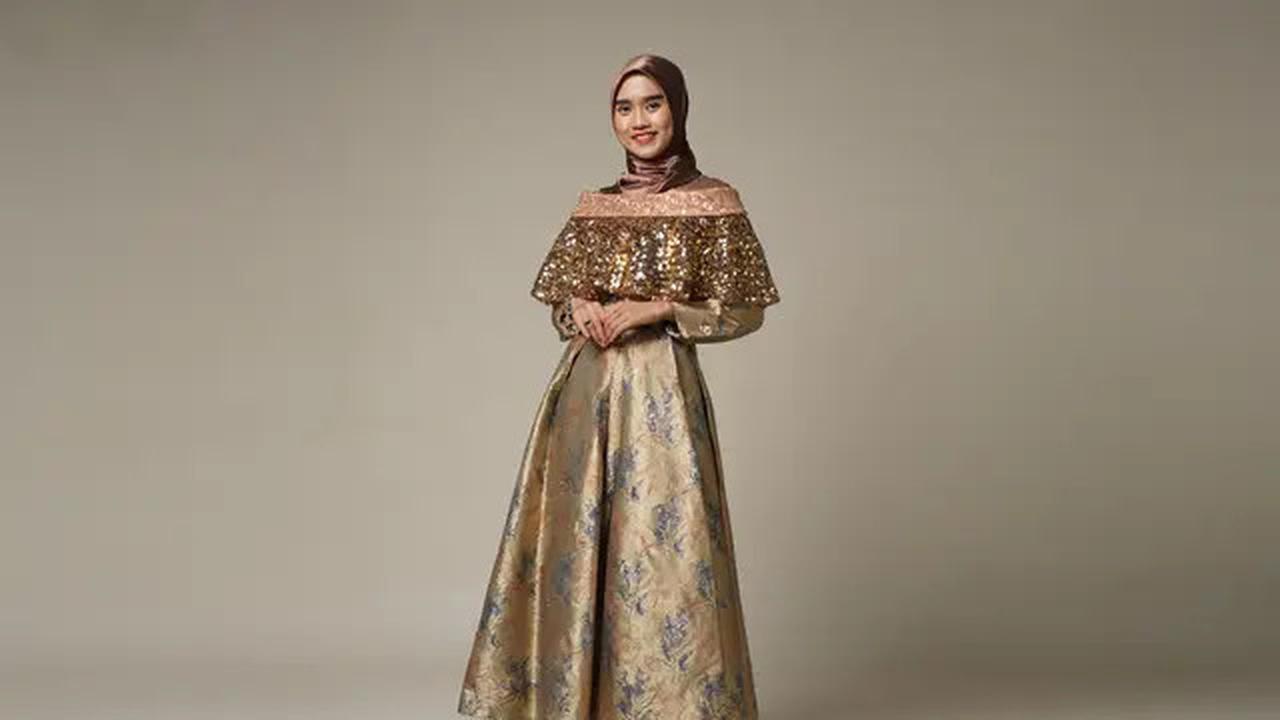 10 Model Long Dress Brokat Kombinasi Payet Terbaru, Stylish untuk Wanita Muda