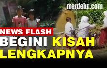 VIDEO: Fakta Sebenarnya Bocah SD Pakai Keranjang Gantung Lewati Sungai
