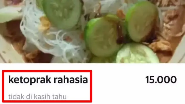 6 Potret Nyeleneh Orang Jualan Ketoprak, Bikin Salah Fokus ketika Puasa