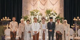 Dampingi Presiden Jokowi jadi saksi, Iriana Jokowi hadiri pernikahan Aaliyah Massaid-Thariq Halilintar [@thariqhalilintar]