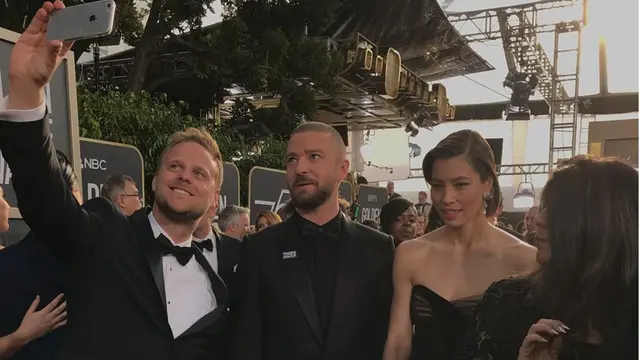 Justin Timberlake di Golden Globes 2018