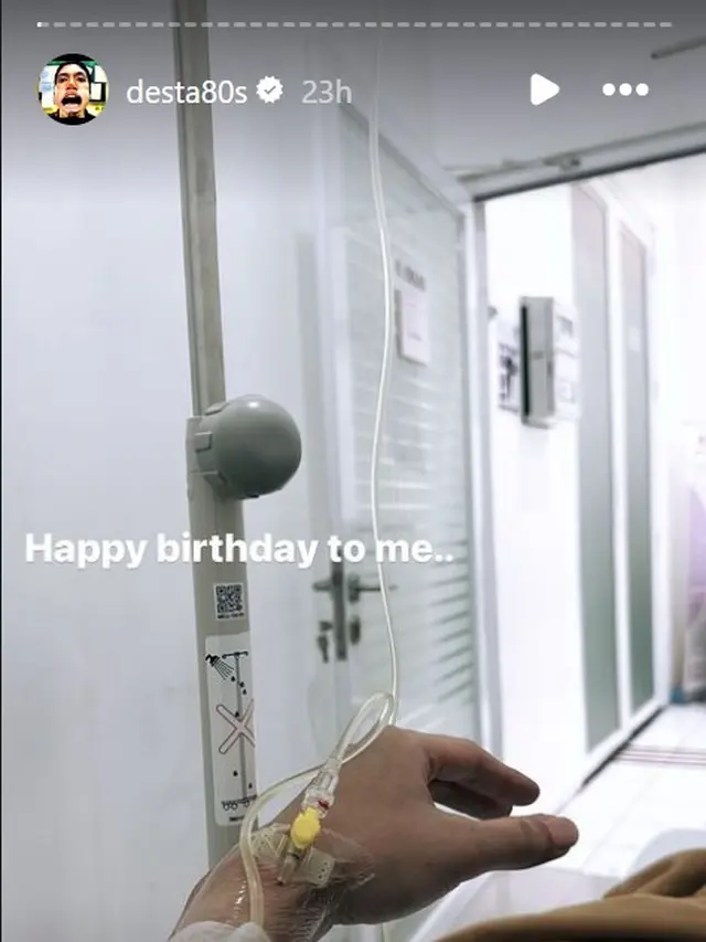 Desta Masih Dirawat di Hari Ulang Tahun