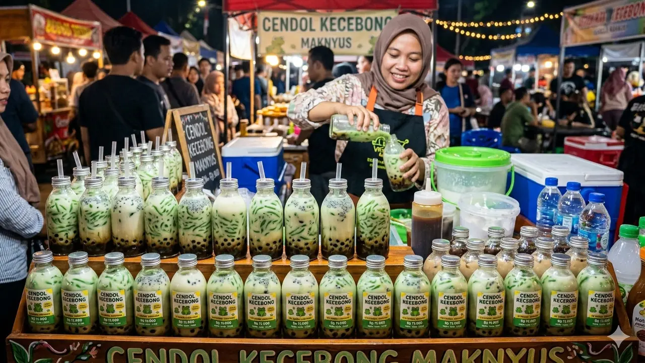 Resep Cendol Kecebong Santan Gula Aren