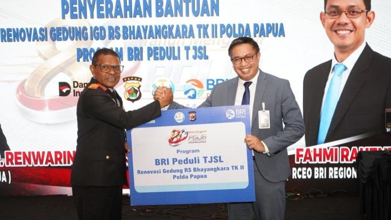 BRI Jayapura Salurkan Bantuan CSR, Tingkatkan Layanan RS Bhayangkara Polda Papua