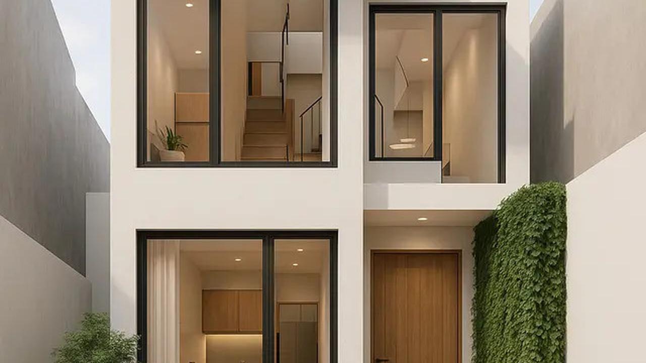9 Tren Desain Rumah Sederhana Tapi Mewah 2025 di Lahan Sempit dengan Taman Kecil