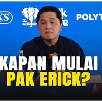 Liga 1 Putri masih belum terlihat kepastian kapan akan digelar kembali. Dalam sesi wawancara terbaru, Ketua Umum PSSI Erick Thohir akhirnya buka suara menjawab pertanyaan publik soal kelanjutan kompetisi sepak bola putri di Indonesia. Apa alasan di b...