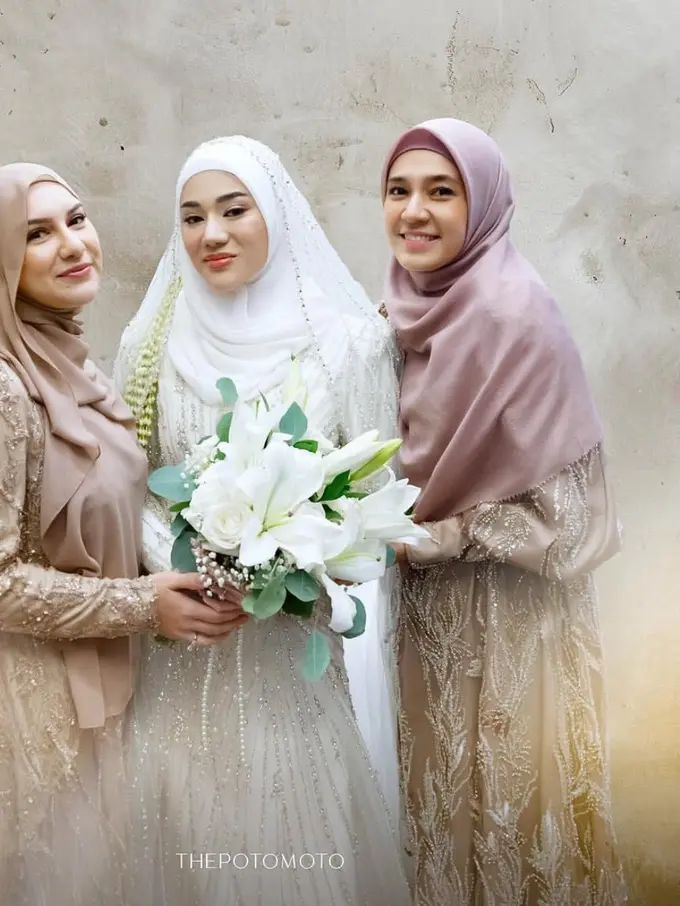 Pesona Irish Bella dan Dhini Aminarti jadi Bridesmaid Pernikahan Clara Shinta