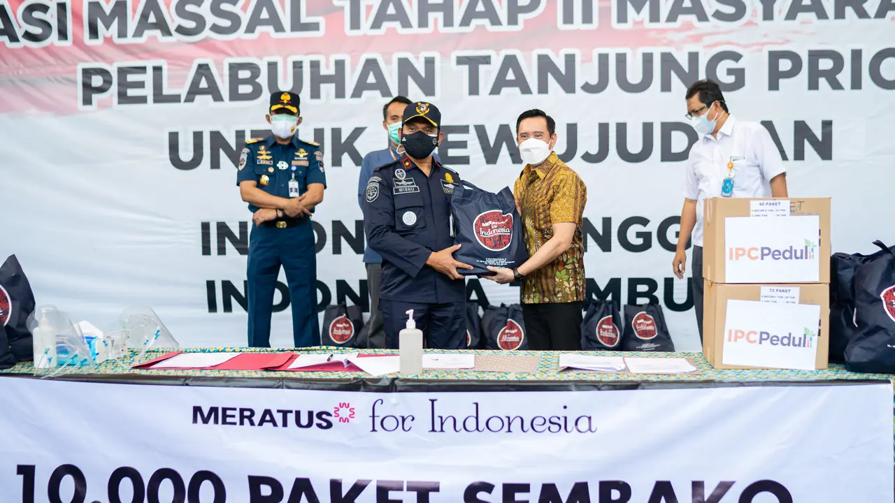 Meratus Line sebagai operator kapal dan logistik terbaik di Indonesia turut ambil bagian dalam membantu masyarakat terdampak COVID-19