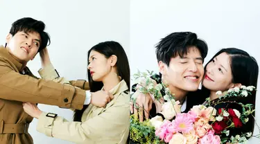 Pemotretan Kang Ha Neul dan Jung So Min untuk film Love Reset. (Foto: Twitter/ mindmark_movie)