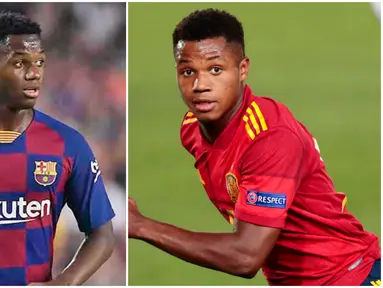 Bocah ajaib milik Barcelona, Ansu Fati, kembali mencatatkan namanya di buku rekor. Kali ini, jebolan La Masia itu mencetak rekor sebagai pemain termuda yang mampu mencetak gol bagi Timnas Spanyol. Berikut ini kami rangkum lima rekor sensasional Ansu Fati.