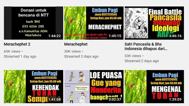 Akun YouTube Jozeph Paul Zhang