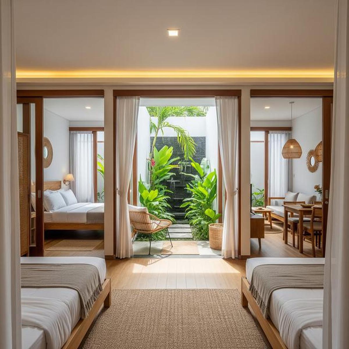 9 Desain Rumah Kecil tapi Tetap Muat Tiga Kamar dengan Layout Pintar, Tetap Nyaman