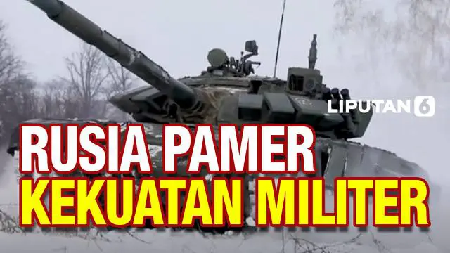 VIDEO: Rusia Pamer Kekuatan Militer di Tengah Tuduhan akan Invasi Ukraina