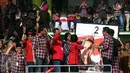 Presiden RI ke 5, Megawati Soekarnoputri didampingi Pasangan Cagub dan Cawagub Nomor Urut 2 Ahok - Djarot mencoblos surat suara no 2 di ex golf driving range" Senayan, Jakarta, (4/2). (Liputan6/JohanTallo)