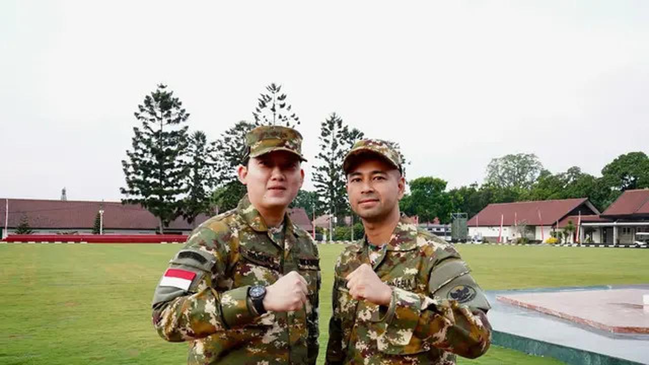 6 Potret Raffi Ahmad Retreat di Akmil Magelang Berseragam Komcad, Pose Bareng Prabowo dan Mayor Teddy