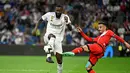 Tambahan tiga poin membuat Madrid kembali naik ke posisi dua klasemen sementara dengan raihan 74 poin, melangkahi Atletico Madrid yang baru mengumpulkan 72 poin. (JAVIER SORIANO / AFP)