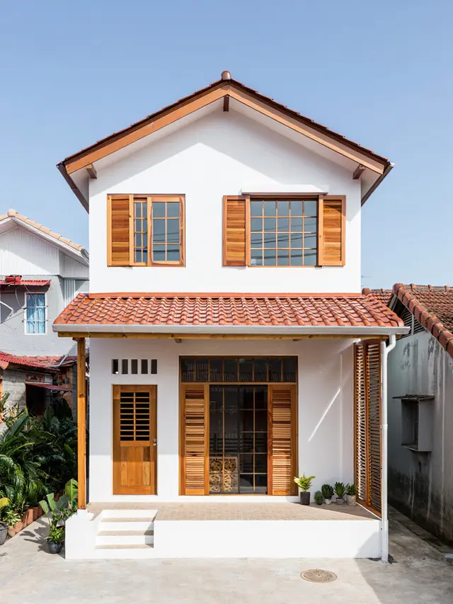Rumah Sederhana Bersih dan Rapi di Permukiman Padat