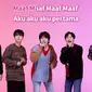 Super Junior menyanyikan lagu versi bahasa Indonesia. (Tangkapan layar YouTube/ Tokopedia)