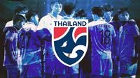 Piala AFF - Ilustrasi Thailand Piala AFF U-19 (Bola.com/Adreanus Titus)