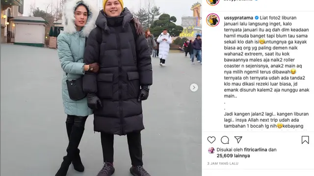 Unggahan Ussy Sulistiawaty
