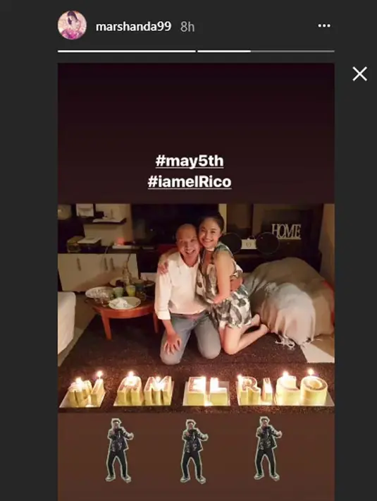 Caca pun menuliskan bahwa sang kekasih juga layak menerima cinta yang tulus dan kehidupan yang luar biasa. Wanita itu juga memberitahu bahwa Erico adalah sosok yang luar biasa. (Instagram/marshanda99)