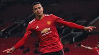 Mason Greenwood menjadi pencetak gol tunggal yang berhasil mengantarkan kemenangan Manchester United kala bertandang ke Wolves. Gol tersebut juga berhasil mencetak sejarah menyamai rekor Robbie Fowler. Ia tercatat sudah mengoleksi tiga gol hingga pekan ketiga Liga Inggris. (Foto: AFP/Paul Ellis)