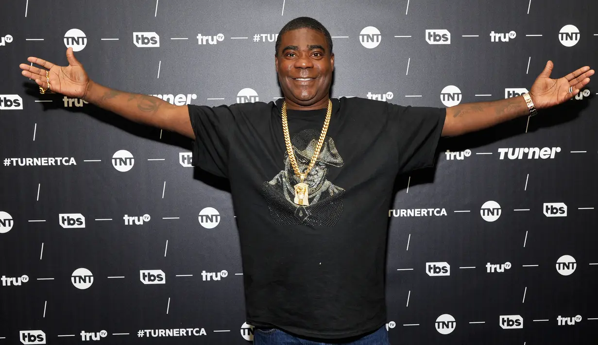 Tracy Morgan selalu mengajak bicara seseorang yang kerja di supermarket tempat ia biasa belanja. Bahkan ia menanyakan bagaimana keadaan di sekolahnya. (JOHN SCIULLI / GETTY IMAGES NORTH AMERICA / AFP)