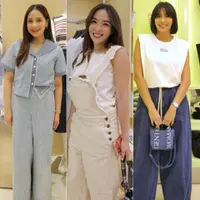 Nagita Slavina, Gisella Anastasia, dan Tyas Mirasih di Opening Gentlewoman Jakarta. [Adrian/Fimela]