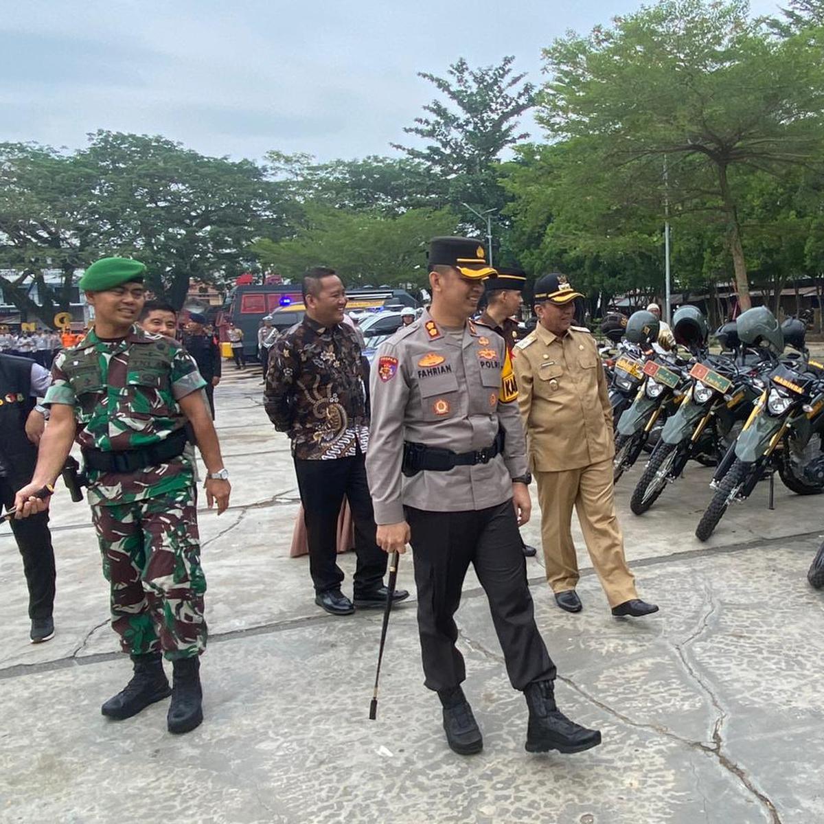 Apel Gelar Pasukan Polres Inhu
