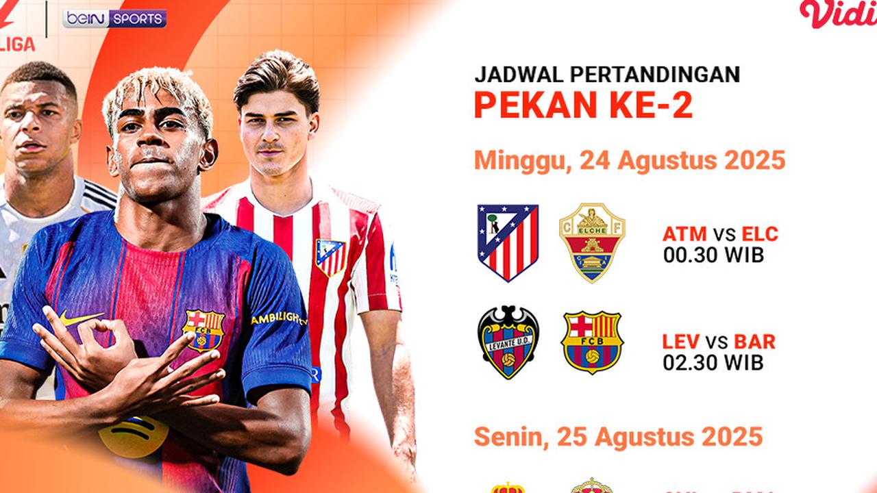 Jadwal LaLiga 2025/26 Pekan Ini, Siaran Langsung Eksklusif di Vidio