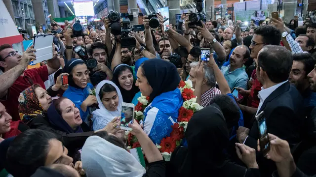 Kimia Alizadeh, atlet taekwondo asal Iran memilih membelot dari negaranya