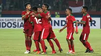 Timnas Indonesia U-19 menang 4-1 atas Filipina, Kamis (5/7/2018) di Stadion Gelora Delta, Sidoarjo. (Bola.com/Aditya Wany)