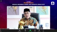 Direktur Jenderal Pajak Kementerian Keuangan Suryo Utomo dalam Program Inspirato Sharing Session dengan Tema: Kenapa Indonesia Harus Jadi Anggota Penuh FATF.