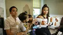 Ayu Dewi preskon lahiran anak ketiga. (Adrian Putra/Fimela.com)