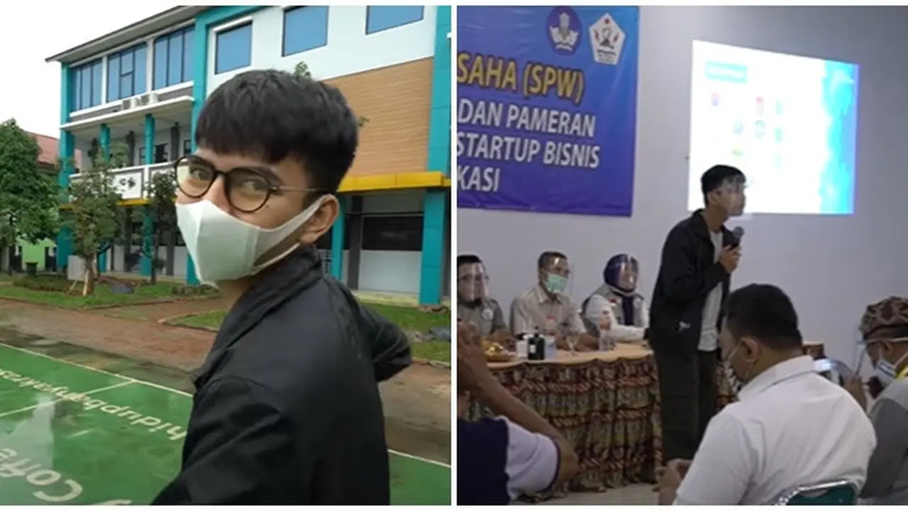 6 Momen Dimas Ahmad Kunjungi Sekolahnya, Isi Workshop dan Bayar Sisa Tunggakan