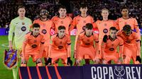 Starting XI Barcelona melawan Guadalajara di babak 32 besar Copa del Rey di Estadio Pedro Escartin, Rabu (17/12/2025). (AP Photo/Rudy Garcia)