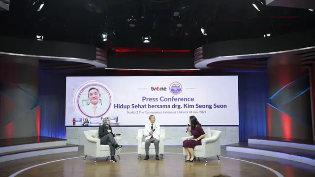 Dokter Kim Seong Seon dalam program Hidup Sehat Plus di TvOne