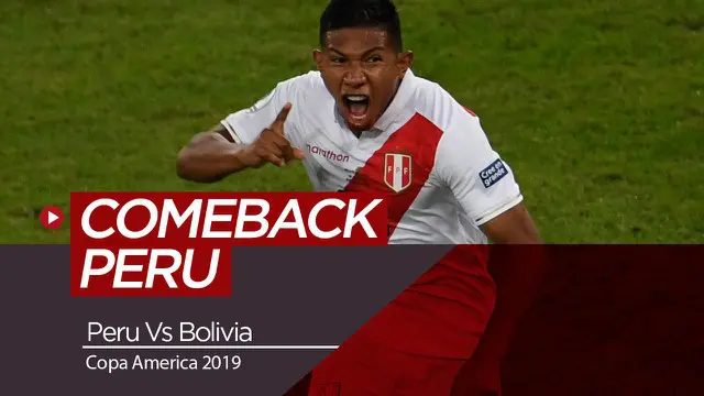 VIDEO: Highlights Copa America 2019, Peru Berhasil Comeback atas Bolivia 3-1