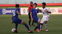 Filipina U-16 kembali jadi lumbung gol setelah kalah dari Myanmar di Piala AFF U-16, Kamis (2/8/2018). (Bola.com/Aditya Wany)