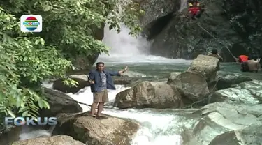 Suguhan alam yang indah bernuansa air di tengah hutan asri akan terasa kala kita berkunjung ke Leuwi Hejo.