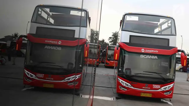 Penampakan Bus yang akan Dipakai Pawai Kemenangan Persija
