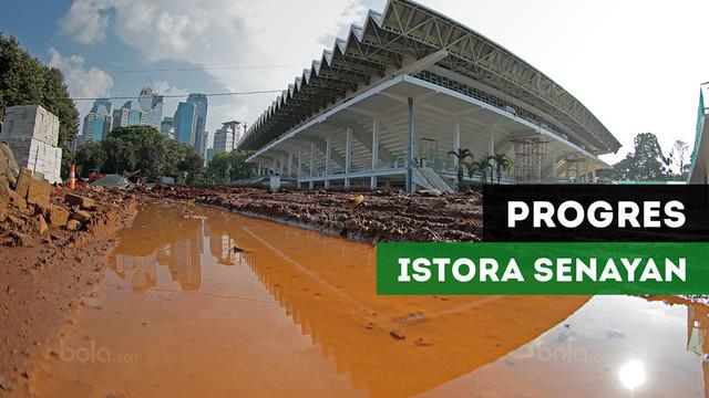 Progres renovasi salah satu venue Asian Games 2018, Istora Senayan, sudah 93 persen dan dijadwalkan selesai pada 9 November 2017. 