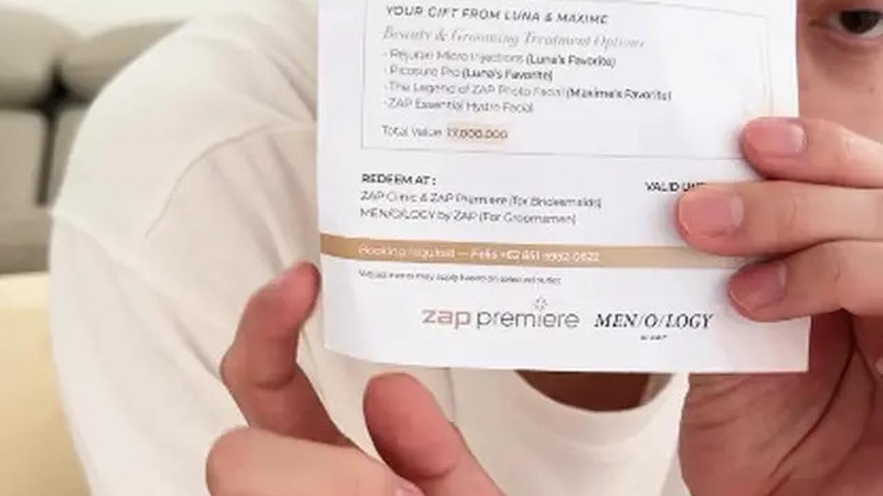 Isi Souvenir Groomsmen Luna Maya Bernilai Fantastis, Ada Voucher Perawatan Belasan Juta