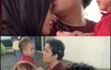 Momen Perpisahan Suami yang Bekerja Jauh dari Anak Istrinya Ini Viral, Bikin Haru