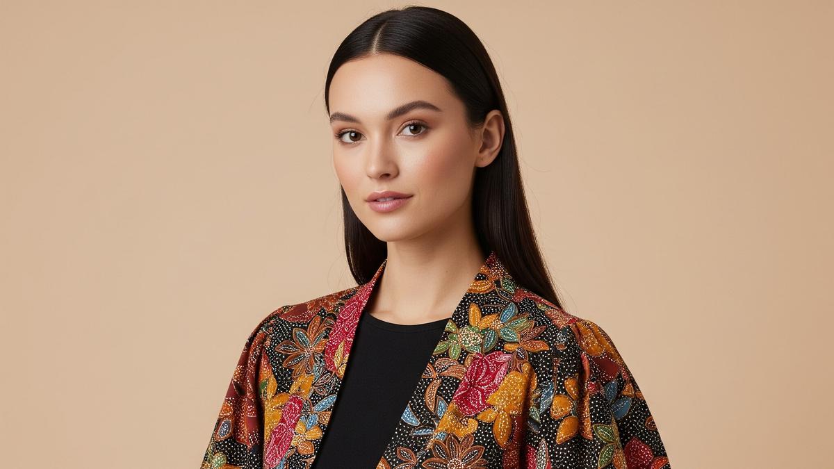 Tren Gaya Busana 2025: 8 Kombinasi Puff Sleeve dan Kain Batik Klasik, Jadi Perpaduan Terbaik