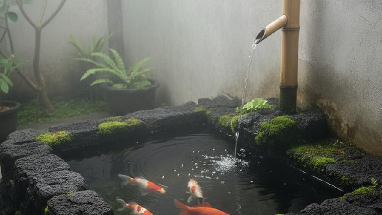 7 Model Kolam Ikan Minimalis Batu Alam Bikin Rumah Adem dan Estetik, Cocok untuk Hunian Tropis