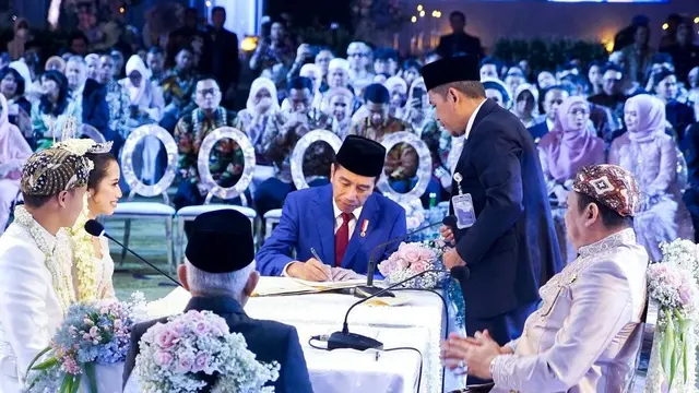 Fakta menarik Pernikahan Anak Kelima Ketua MPR dengan Putra Bos LPS, Presiden dan Wapres Hadir Jadi Saksi