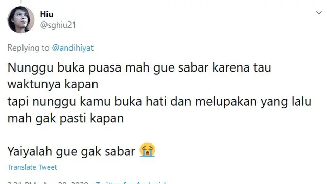 nunggu buka puasa