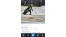 Inilah aksi Valentino Rossi dengan motor trail di MotoRanch lewat akun Instagram