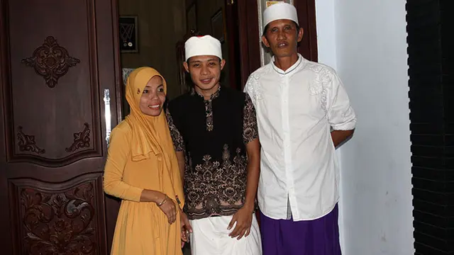 Evan Dimas dan orangtua